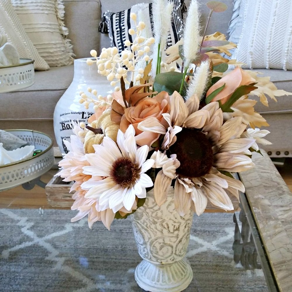 NEW! VINTAGE Inspired FALL Farmhouse FLORAL DECOR - Picture 3 of 4